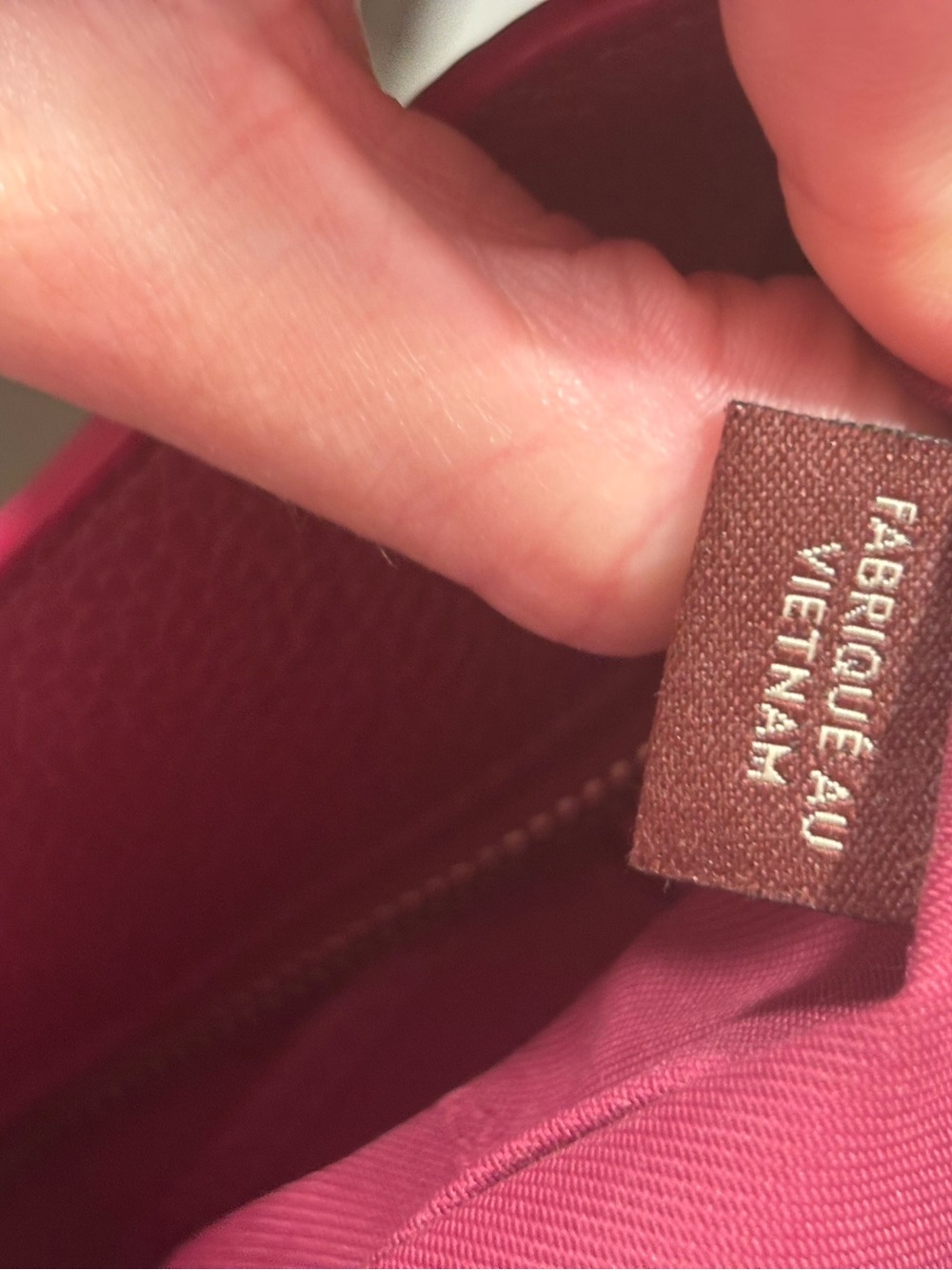 Coach Pebbled Leather Tote in Berry Plum - Picture 13 of 13